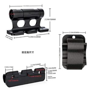 Quick Release Parking Rack with Front Fork Bracket and Rear Wheel Mount Complete Set