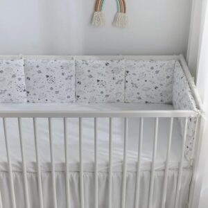 Soft Crib Cushioned Protector Crib Padding Bumper Pads for Boys Girls