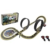 Micro Scalextric - Batman vs Joker Set - Battery Powered Race Sets, Slot Car Race Tracks for Kids