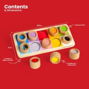 Shape Sorter with Different Textures