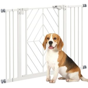 Dog Gate with Auto Closing Door