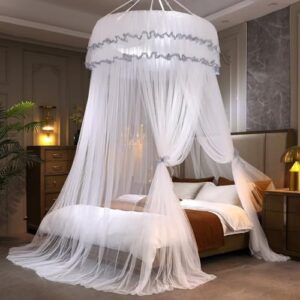 Large Children Bed Canopy Round Dome