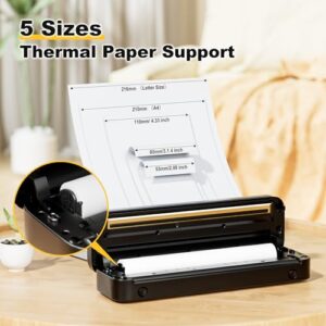 Inkless Portable Printer A4 Compatible with Android & iOS