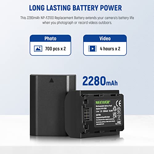 Compatible with Sony FX3 FX30 ZV-E1 A1 A6600 A6700 A7III A7IV A7C A7CII A7CR A7RIII A7RIV A7RV A7SIII A9 A9II