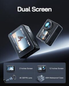 40M Waterproof Underwater Camera for Snorkeling