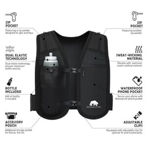 Adjustable Strap and 6 Pockets - Running Hydration Vest