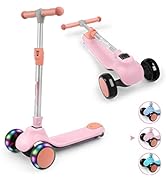 Bremtoy Kids Scooter, Kick Scooter for Boys and Girls, Toddler scooter with Adjustable Height, 3 ...