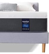 Inofia 4FT6 Double Mattress,10.3Inch COOLMAX Gel Memory Foam Pocket Spring Hybrid Mattress Double...