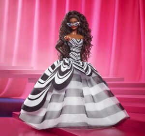 65th Anniversary Collectible with Brown Braided Hair