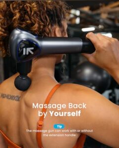 RENPHO Muscle Massage Gun 3200rpm Motor Massager with Type-C Charging and Portable Case