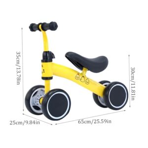 Balance Bike for 1-6 Years Old Boys Girls Sturdy Baby Balance Bike without Pedals Baby Trike with Height Adjustable Saddle Toddler Ride on Toys Birthday Gifts