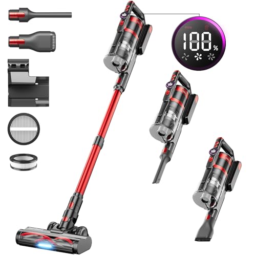 40Kpa/500W Cordless Hoover with LED Display