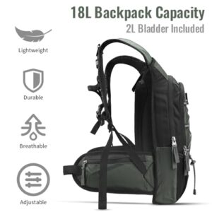 Hydration Pack with 2L BPA Free Water Bladder for Men & Women