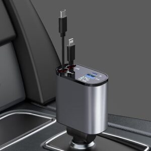 4 in 1 Fast Car Phone Charger 60W