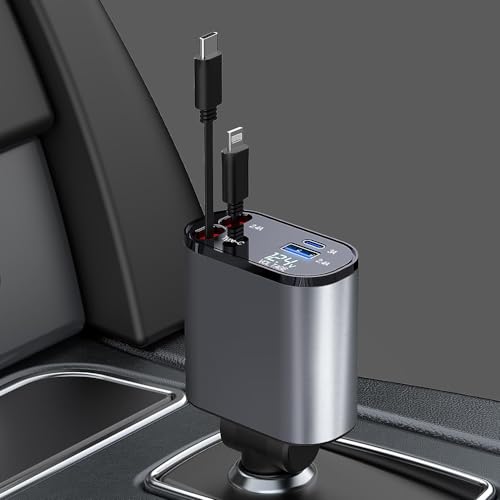 4 in 1 Fast Car Phone Charger 60W