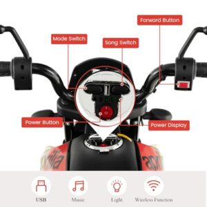 12V Aprilia Licensed Battery Powered Electric Motorbike with Motor Bike