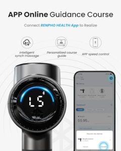 RENPHO Active Massage Gun Percussion Muscle Massage Gun for Athletes