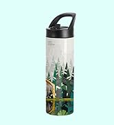 PYD Life 4 Pack Sublimation Blank Tumbler 22 OZ Sports Wide Mouth Stainless Steel Water Bottle Va...