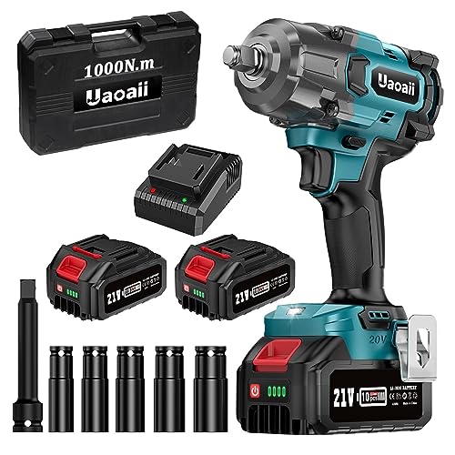 1/2 Power Battery Impact Gun w/ 2X 4.0Ah Battery