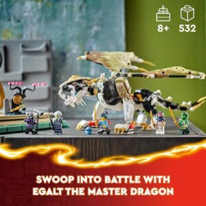 Dragons Rising Building Set with 5 Ninja Character Minifigures Inc. Nya and Lloyd with Sword Elements