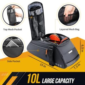 50L Large Capacity Rear Rack Saddle Bag