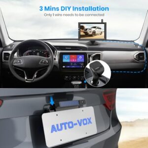 3 Mins Easy Install Reverse Camera with HD Night Vision