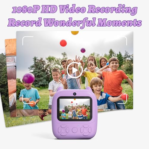 1080P HD Digital Instant Camera with Selfie