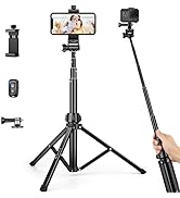 Victiv 68 inch/1.73m Phone Tripod Stand, Selfie Stick Tripod with Remote & Smatrphone Tripod, UPG...