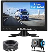 Vtopek Wireless Reversing Camera 5 inch 6 LED Light Reverse Camera for Car Van Caravan Motorhome ...