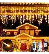 GCMacau Christmas Tree Lights, 12.5Ft 420 LED Waterproof 8 Modes & Remote Timer Control Christmas...