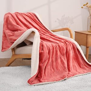 Electric Throws Soft Double-Layer Warming Flannel Plush Blanket