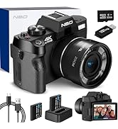 Digital Camera for Photography,NBD 4K 48MP Autofocus Vlogging Camera with 32G SD Card 16X Digital...