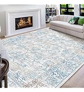 Vamcheer Vintage Washable Rugs for Living Room - Large Classic Soft Short Pile Area Rugs for Bedr...