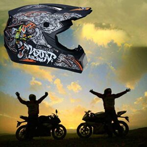 Youth Kid ATV Off Road Motorbike Crash Helmet