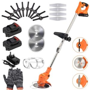 Electric Grass Trimmer with Adjustable Height