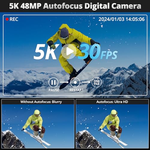 WiFi Vlogging Camera with 32G Memory Card 16X Digital Zoom