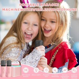 Portable Karaoke Machine with 2 Microphones