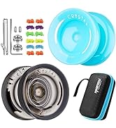 YOSTAR K2 Crystal Yoyo Pack of 2, Responsive Yoyo for Kids Beginners, Professional Dual Purpose Y...