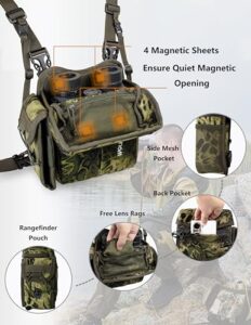 Magnetic Binoculars Bag with Rangefinder Pouch