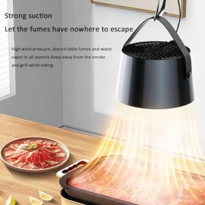 High Suctions Powers Portable Home Ranges Hood 3-Speed Adjustment To Purify Oil Smokes Easy Operation Movable Cooker Hood