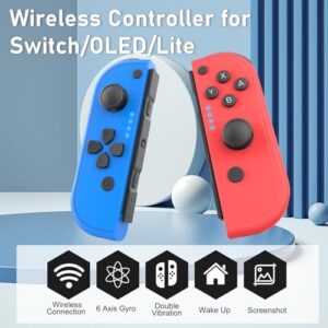 Replacement Left/Right Wireless Controller with 6-Axis Gyro