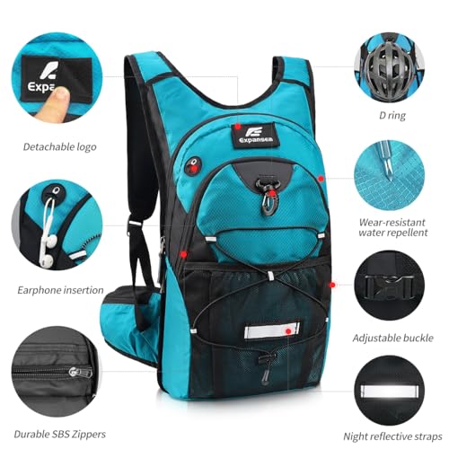 Lightweight Insulation Hydration Pack with 3L Water Bladder