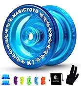 YOSTAR Red Yoyo K1 Plus Responsive YoYo for Kids Beginners, Professional Trick Yoyo for Kids, Pla...
