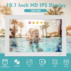 Electronic Smart Photo Frame by SSA with Calendar/Auto-Rotate/Moment of Contact