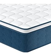 wowttrelax 3FT Single Mattress, Zero Pressure Memory Foam and Individually Wrapped Spring Hybrid ...