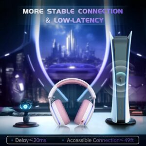 Gaming headphone for PS4 PS5 PC