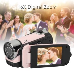 2.4 inch Rotation Screen DV Camcorder Support Loop Recording (Pink)