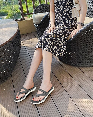 COFACE Womens Orthopedic Flip Flops Ladies Slip On Athletic Yoga Mat Memory Foam Cushion Thong Sa...