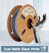 ERYONE Coextrusion Tri Colour Silk Filament PLA 1.75mm,3D Printer PLA Filament +/-0.03mm 1KG(2.2 ...