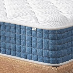 25cm Individual Pocket Sprung Hybrid Mattress Double Bed in a Box with Breathable Memory Foam and Pocket Spring